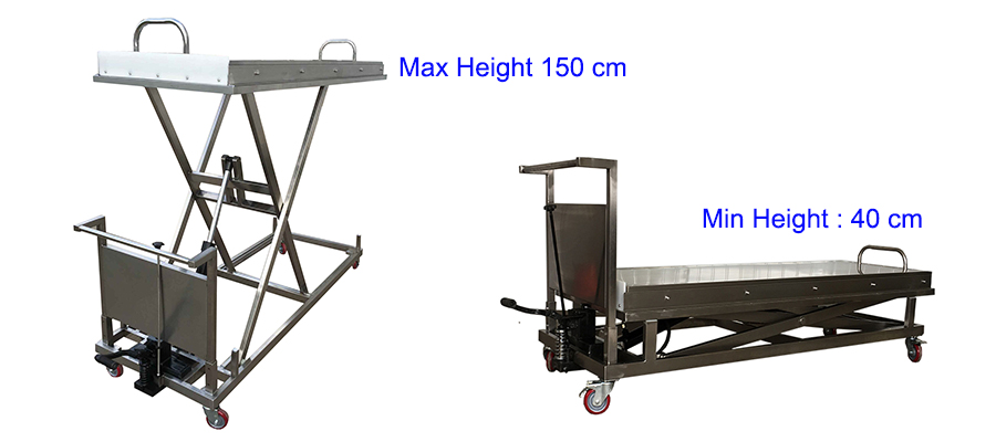 corpse cold storage cart