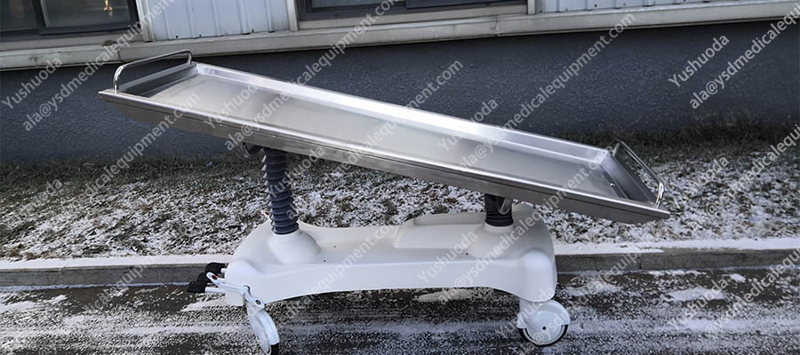 hydraulic mortuary lift stretcher