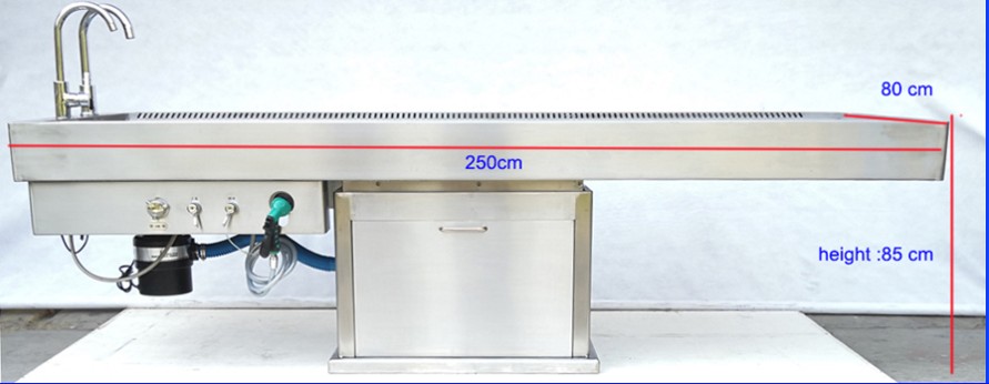 embalming table funeral