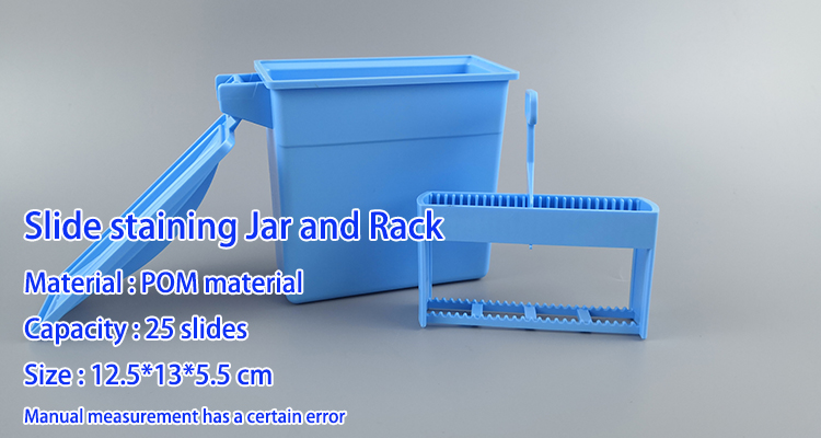 microscope slide staining jar