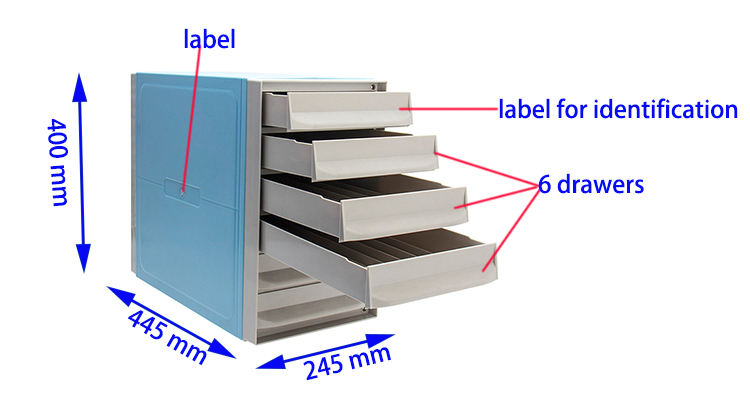 paraffin block storage cabinet