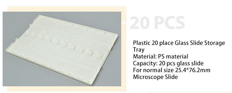 20 PCS Slides Tray