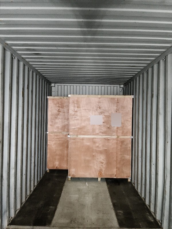 Pathology equipment and consumables for a shipment to Mexico in plywood export cases
