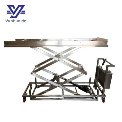 electric mortuary lifting cart