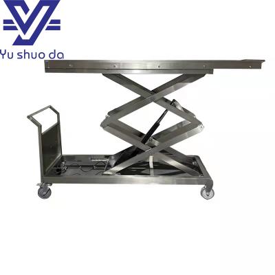 manual hydraulic mortuary lift