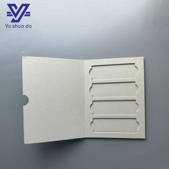 cardboard microscope slide tray