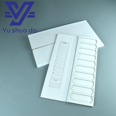 Cardboard microscope tray