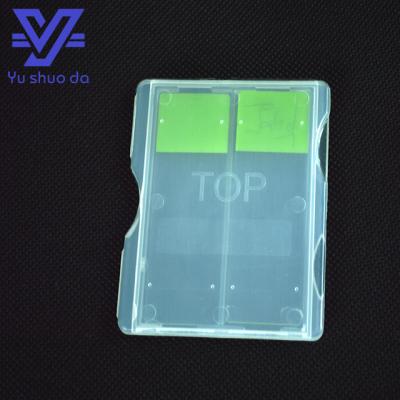 mailer laboratory microscope slides 2pc plastic  trays