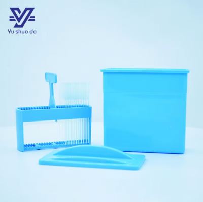 24 Pieces Slide Staining Rack Stained Glass Jar