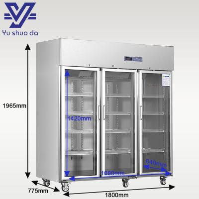 stainless steel fridge