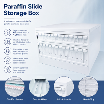 slides and paraffin block combination cabinet
