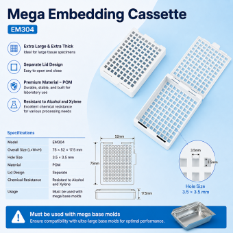 extra large embedding cassettes
