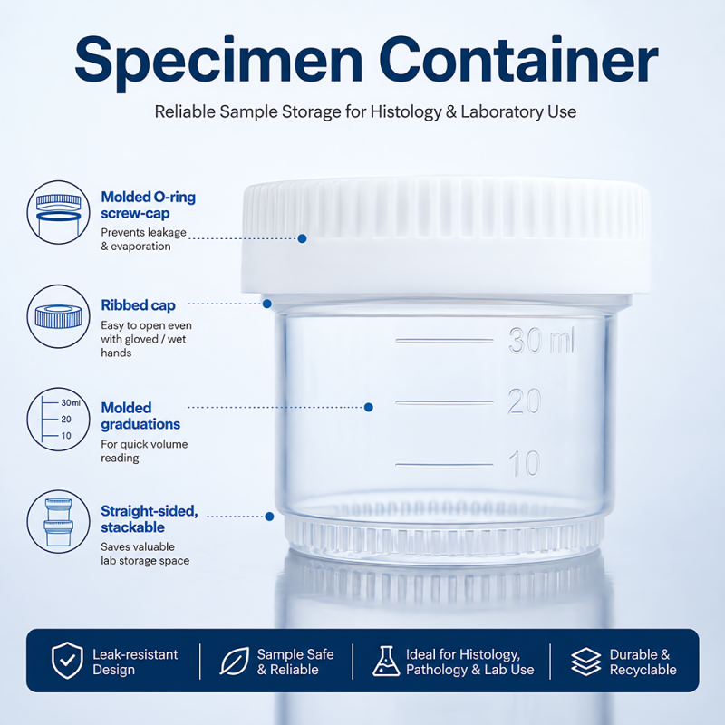 Histology Specimen Container