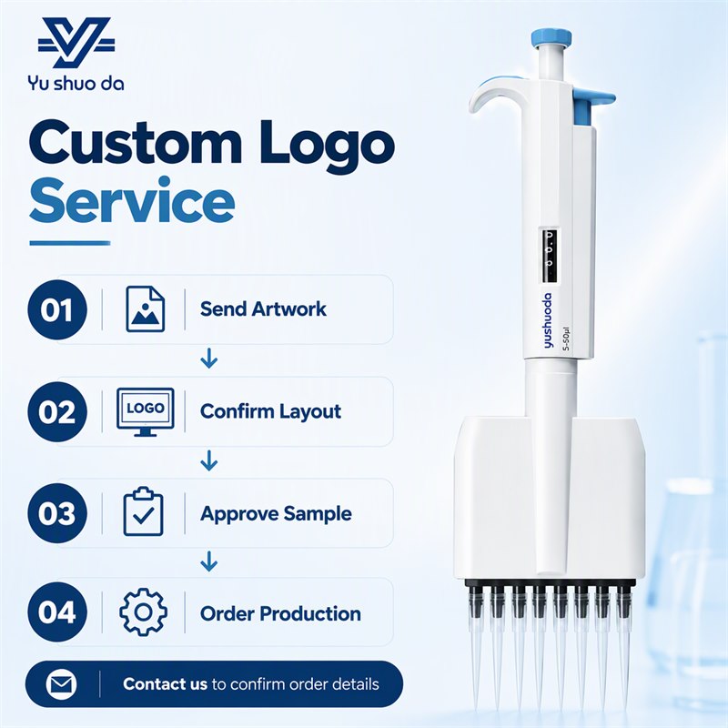 8 channel pipette custom logo OEM service