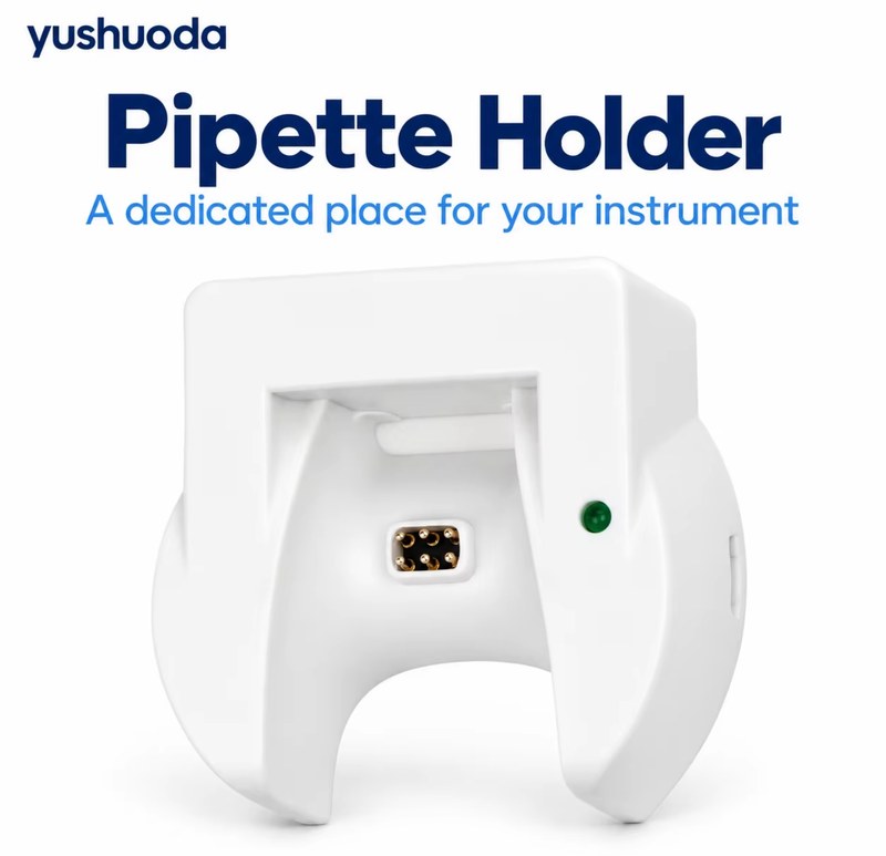 8 channel electronic pipette dedicated pipette holder for the instrument