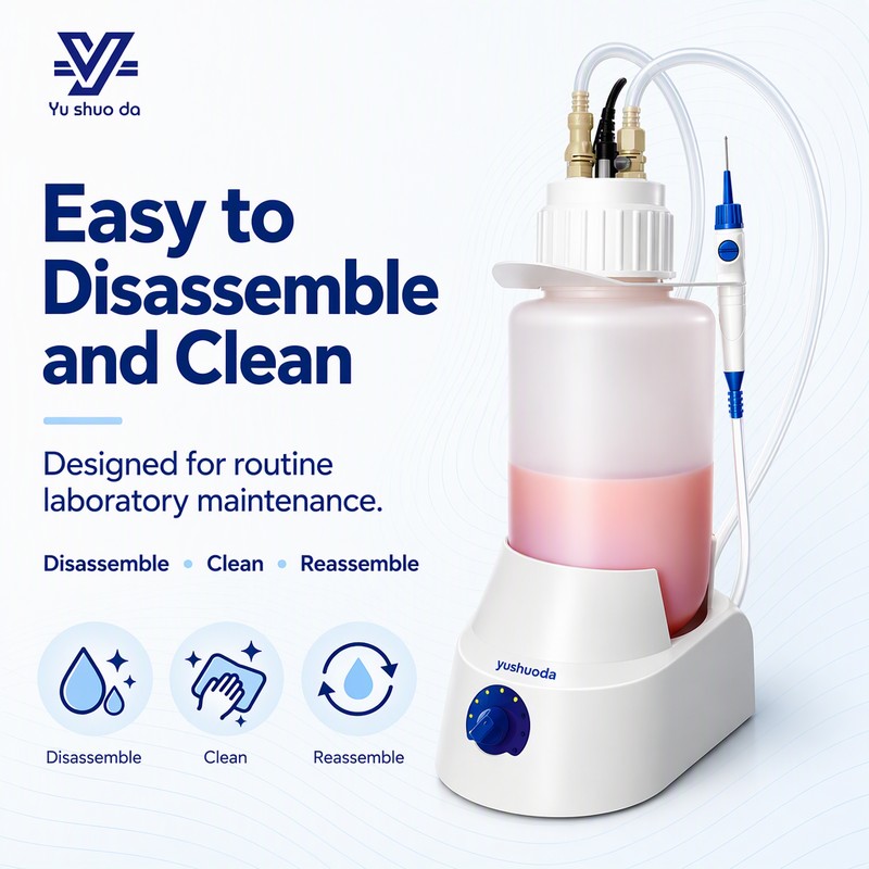 vacuum aspiration system easy to disassemble and clean for routine laboratory maintenance