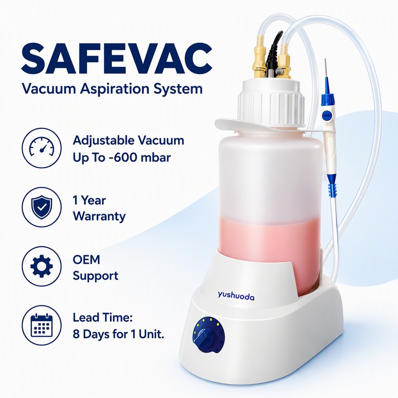 vacuum aspiration system -600 mbar adjustable vacuum with 1 year warranty OEM support and 8 day lead time