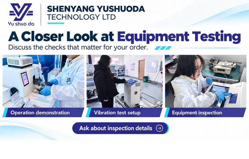digital dry bath incubator factory equipment testing operation demonstration and inspection