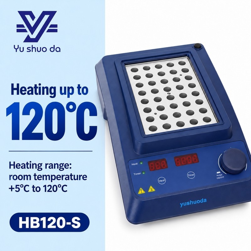 digital dry bath incubator 120C with aluminum heating block and LED display
