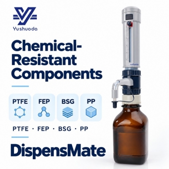 10ml laboratory bottle top dispenser PP and glass reagent bottle liquid dispenser