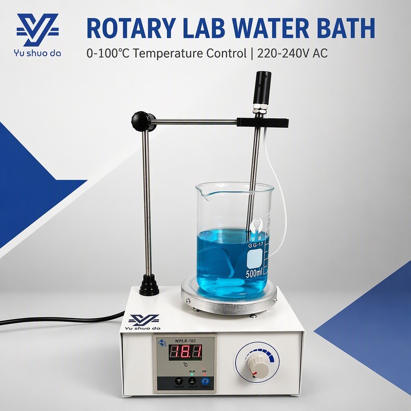 lab magnetic stirrer hotplate rotary lab water bath with 0-100°C temperature control
