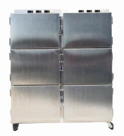 6 body stainless steel  Mortuary freezer 