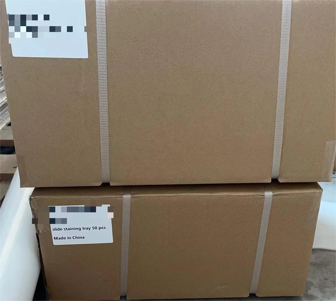 A Nigeria  consumer purchase 500 laboratory pathology tissue slide staining tray