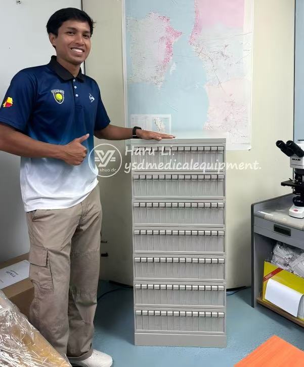 A Southeast Asia customer  purchasd slide and paraffin block cabinet