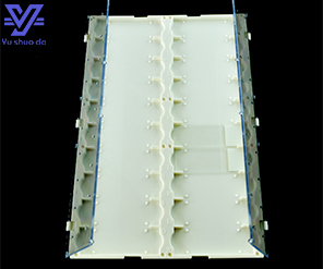 High quality pathology lab consumables mailer plastic tray with lid for 20 pcs microscope slides wallet