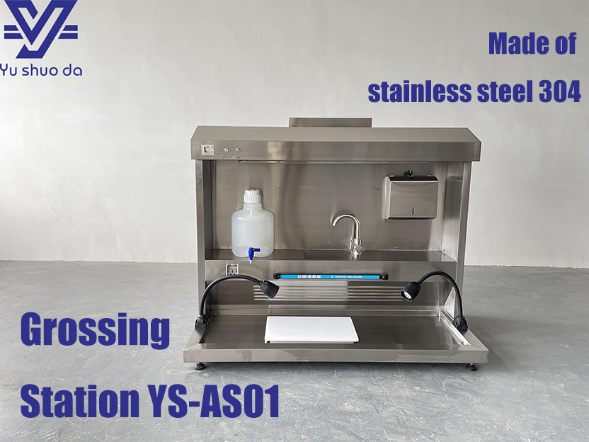 Yushuoda hospital equipment pathology grossing station with sink