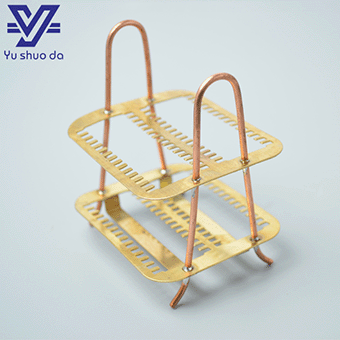 Pathology 30pcs Double Handle Copper Material Slide Staining Rack