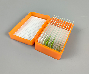 Lab use 10 pcs microscope slide storage box