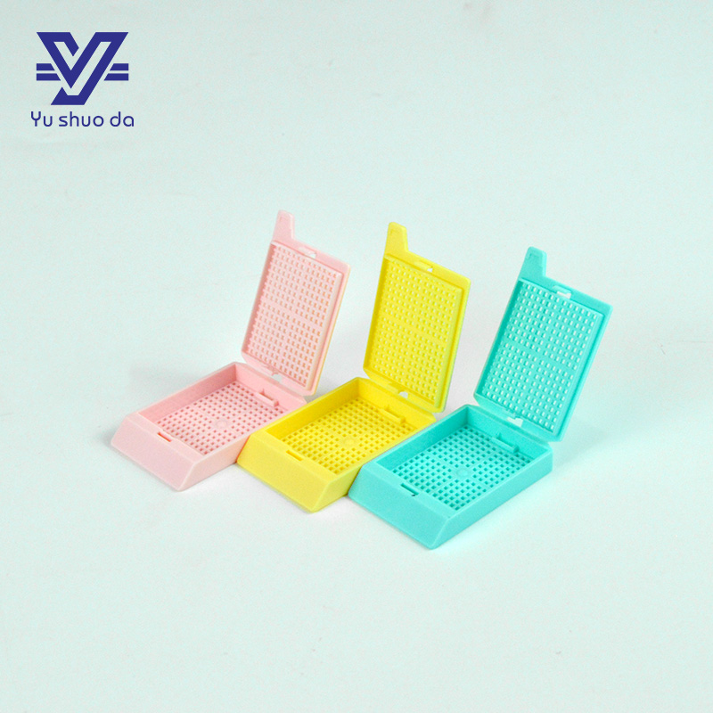 Laboratory palstic disposable tissue embedding cassettes