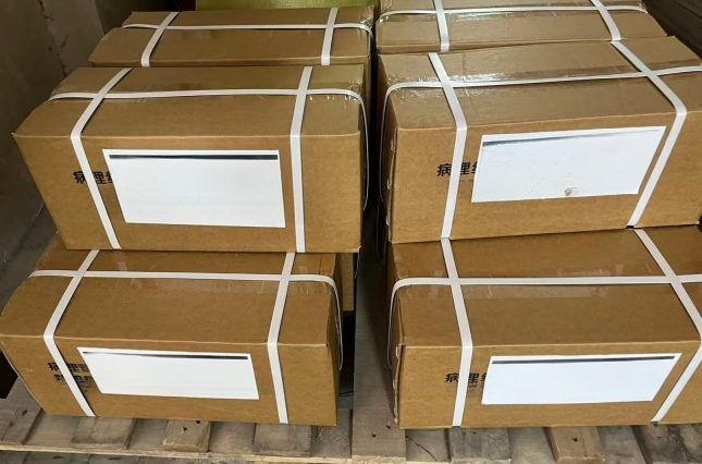 10 Cases of Staining Jars Successfully Shipped to Romania Clients