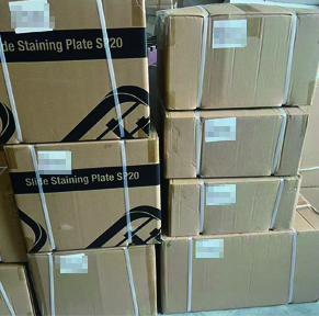 A Russian customer purchased 500 immunohistochemical staining tray