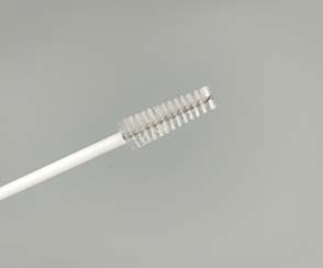 Disposable stainless steel head sampler cervical brush
