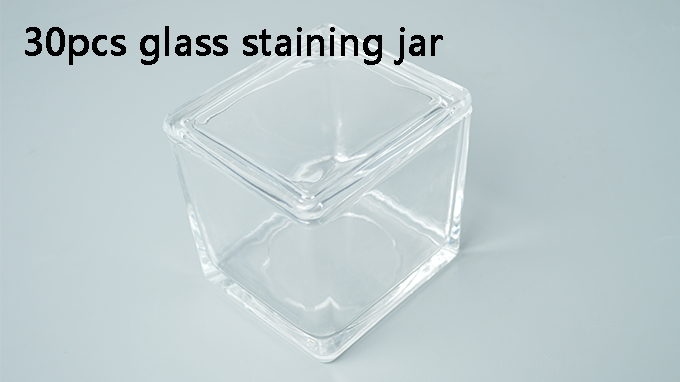 Laboratory use for staining tool 30pcs glass staining jar 