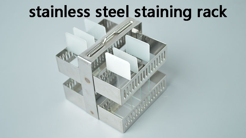 laboratory 30pcs stainless steel staining rack