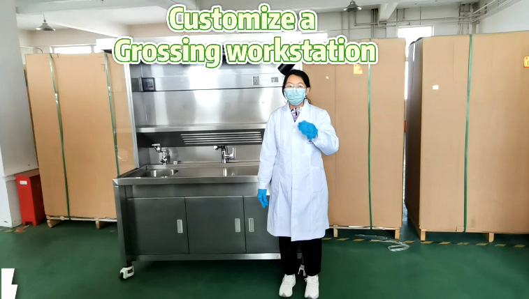YUSHUODA stainless steel 304 grossing workstation introduction to each section